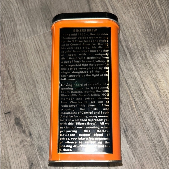 Harley Davidson Biker Brew Coffee Collectible Rare Tin - Picture 4 of 9